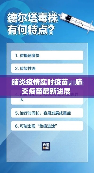 肺炎疫情实时疫苗，肺炎疫苗最新进展 