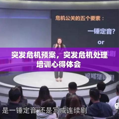 突发危机预案，突发危机处理培训心得体会 