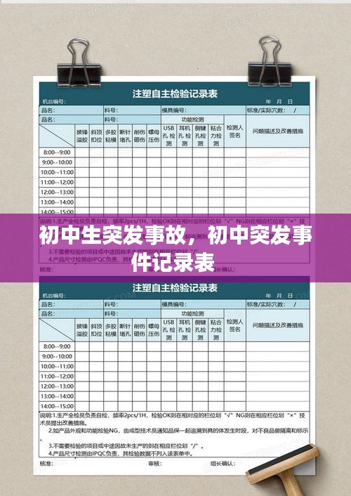 初中生突发事故，初中突发事件记录表 