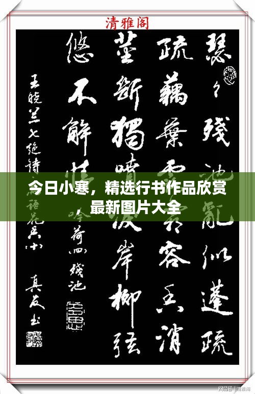 今日小寒，精选行书作品欣赏，最新图片大全