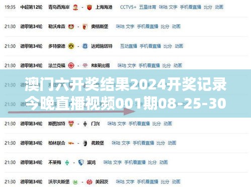 澳门六开奖结果2024开奖记录今晚直播视频001期08-25-30-42-47-09 T：12