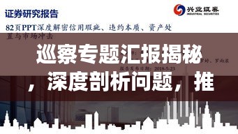 巡察专题汇报揭秘，深度剖析问题，推动整改落实！