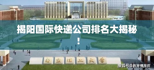 揭阳国际快递公司排名大揭秘！