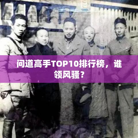 问道高手TOP10排行榜，谁领风骚？