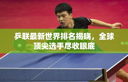 乒联最新世界排名揭晓，全球顶尖选手尽收眼底